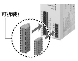 可装拆式端子座减少了维护工时